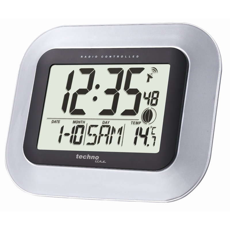 Technoline Radio Controlled Clock Wayfair.co.uk